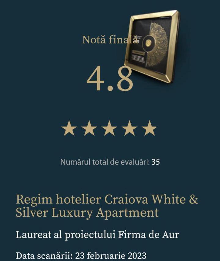 Elegant & Silver Luxury Apartament Craiova Kültér fotó